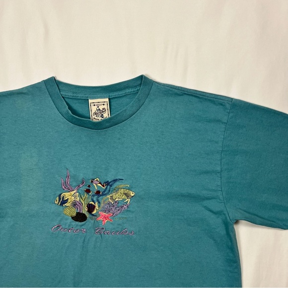 Vintage 90’s Outer Banks T Shirt - Picture 5 of 6